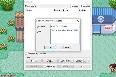walk through walls cheat pokemon emerald x and y|Walk through Walls gamesharkcodes for Pokemon Emerald on GBA .